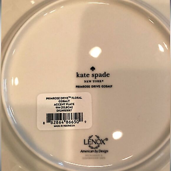 KATE SPADE Lenox Primrose Drive Accent Salad Plates! - Picture 2 of 2